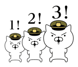 Military cat sticker #9345314