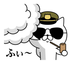 Military cat sticker #9345316