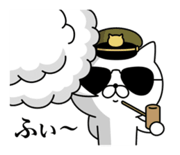 Military cat sticker #9345316