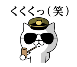 Military cat sticker #9345318