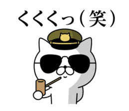 Military cat sticker #9345318