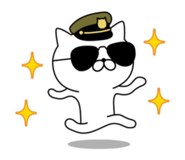 Military cat sticker #9345326