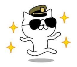 Military cat sticker #9345326