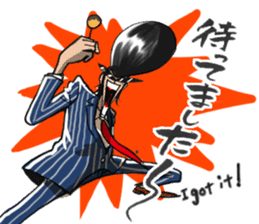 Rockabilly Boy loves TAKOYAKI (business) sticker #9346258