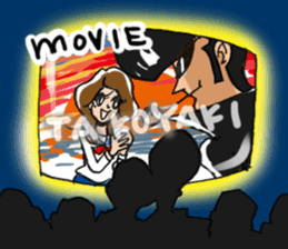 Rockabilly Boy loves TAKOYAKI (business) sticker #9346264