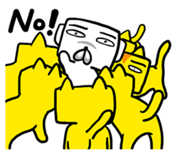 Pooch occasionally cats sticker #9346600