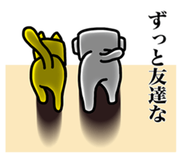 Pooch occasionally cats sticker #9346607