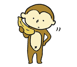 Monkey and Friends sticker #9346755
