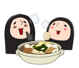 Zentai-man winter days sticker #9346859