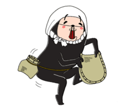 Zentai-man winter days sticker #9346860