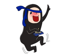 Zentai-man winter days sticker #9346861