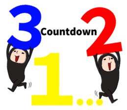 Zentai-man winter days sticker #9346866