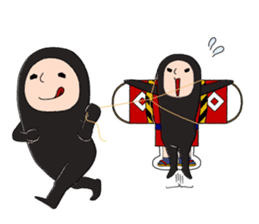 Zentai-man winter days sticker #9346868