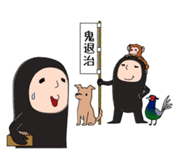 Zentai-man winter days sticker #9346875