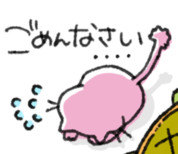 Pink Cat Sticker sticker #9347417