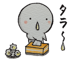 Shiratama-kun//As you were cold cheer// sticker #9347772