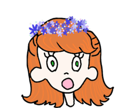 Hinata's Flower Girls sticker #9347956