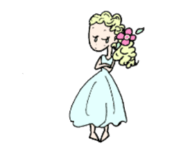 Hinata's Flower Girls sticker #9347960