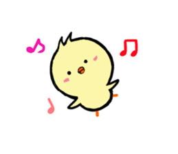 Chick idle freely sticker #9348290