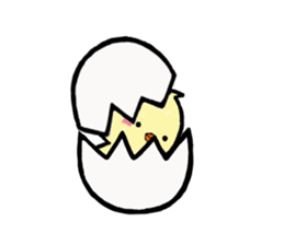 Chick idle freely sticker #9348297