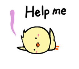 Chick idle freely sticker #9348313