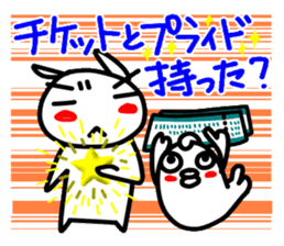 A sticker for a soccer fan in Niigata. sticker #9349252