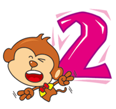 I wish you all Monkey Xingtai Yun sticker #9349410