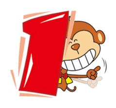 I wish you all Monkey Xingtai Yun sticker #9349411