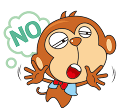 I wish you all Monkey Xingtai Yun sticker #9349422