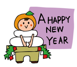 Sticker for a new year. sticker #9349612