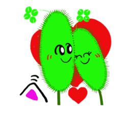 Healing green foxtail's sticker #9349784