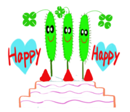 Healing green foxtail's sticker #9349801