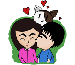 Haa-nee Wedding Series Kade & Yuanhang sticker #9349845