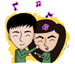 Haa-nee Wedding Series Kade & Yuanhang sticker #9349847