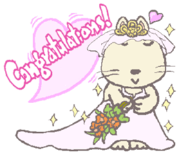 Congrats and Happy Cat/ Chat sticker #9349867