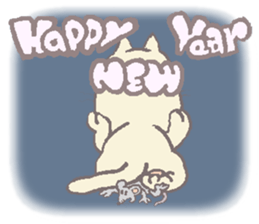 Congrats and Happy Cat/ Chat sticker #9349884