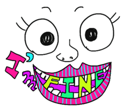 Mrs. emo face Meme part2 sticker #9349894