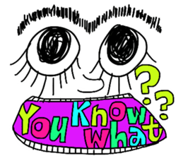 Mrs. emo face Meme part2 sticker #9349914