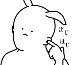 The Rabbit man and a rabbit sticker #9350048