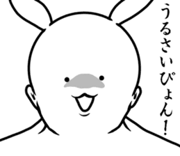 The Rabbit man and a rabbit sticker #9350063