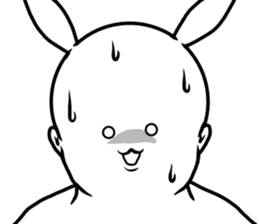 The Rabbit man and a rabbit sticker #9350075