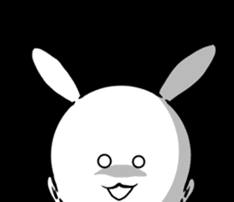 The Rabbit man and a rabbit sticker #9350076