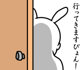 The Rabbit man and a rabbit sticker #9350083