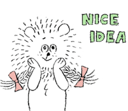 Lion and Oryx gazella sticker #9350537