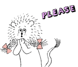 Lion and Oryx gazella sticker #9350541