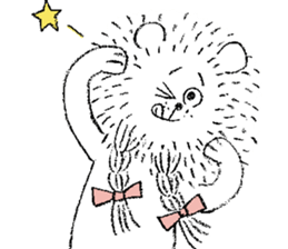 Lion and Oryx gazella sticker #9350563