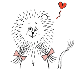 Lion and Oryx gazella sticker #9350564