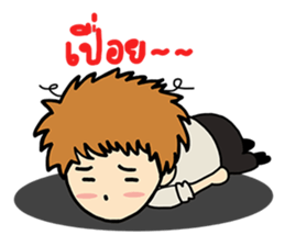 Cute girl & boy Univesity sticker #9350642