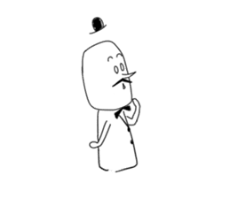 Childish man sticker #9351131