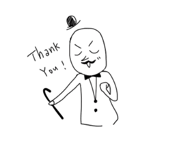 Childish man sticker #9351132